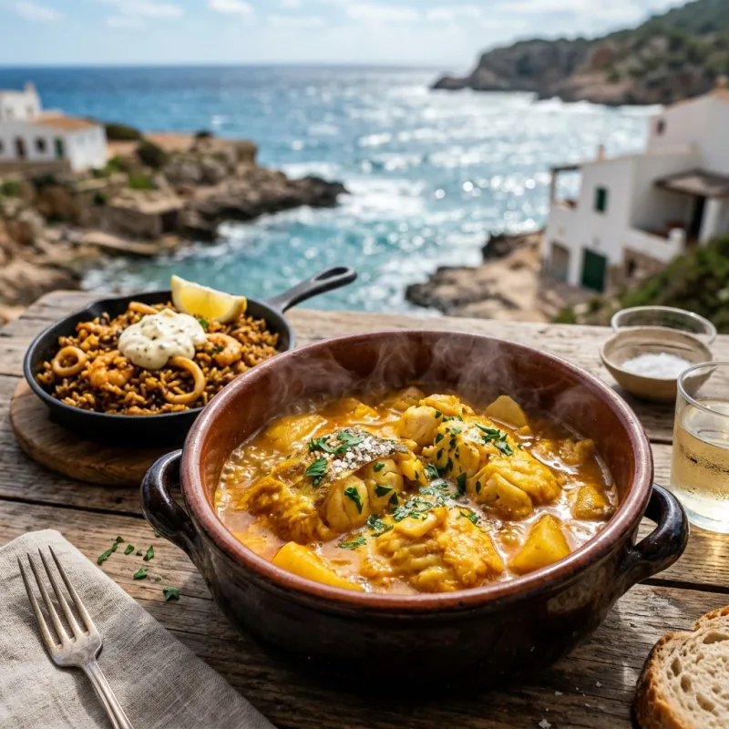 Bullit de Peix traditional Ibizan fish stew