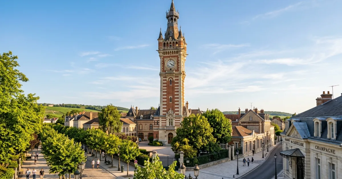 Castellane Tower in Epernay, France