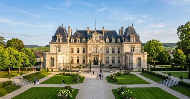 Chateau Perrier Museum 3 Exterior view of the historic Chateau Perrier Museum in Épernay