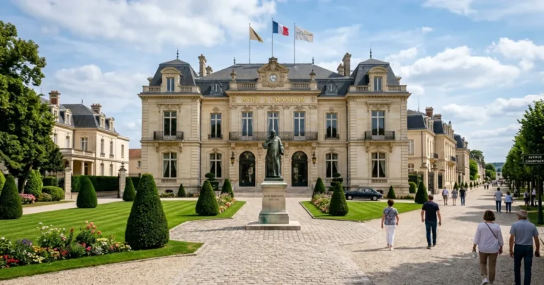 Moet & Chandon 5 The grand entrance of the Moët & Chandon estate in Épernay