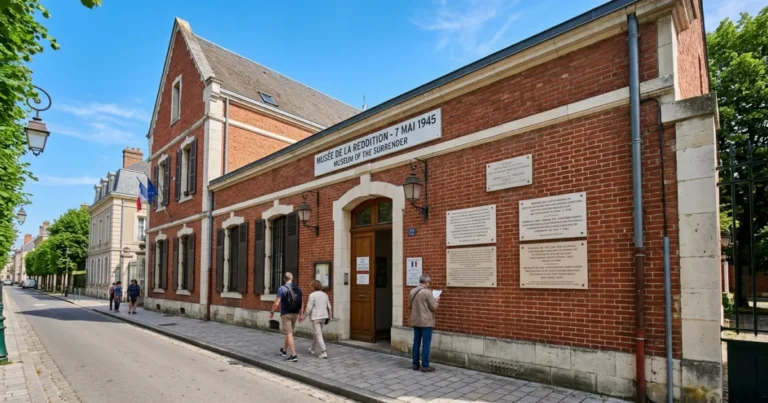 Museum of the Surrender 4 Exterior view of the Museum of the Surrender in Reims, France