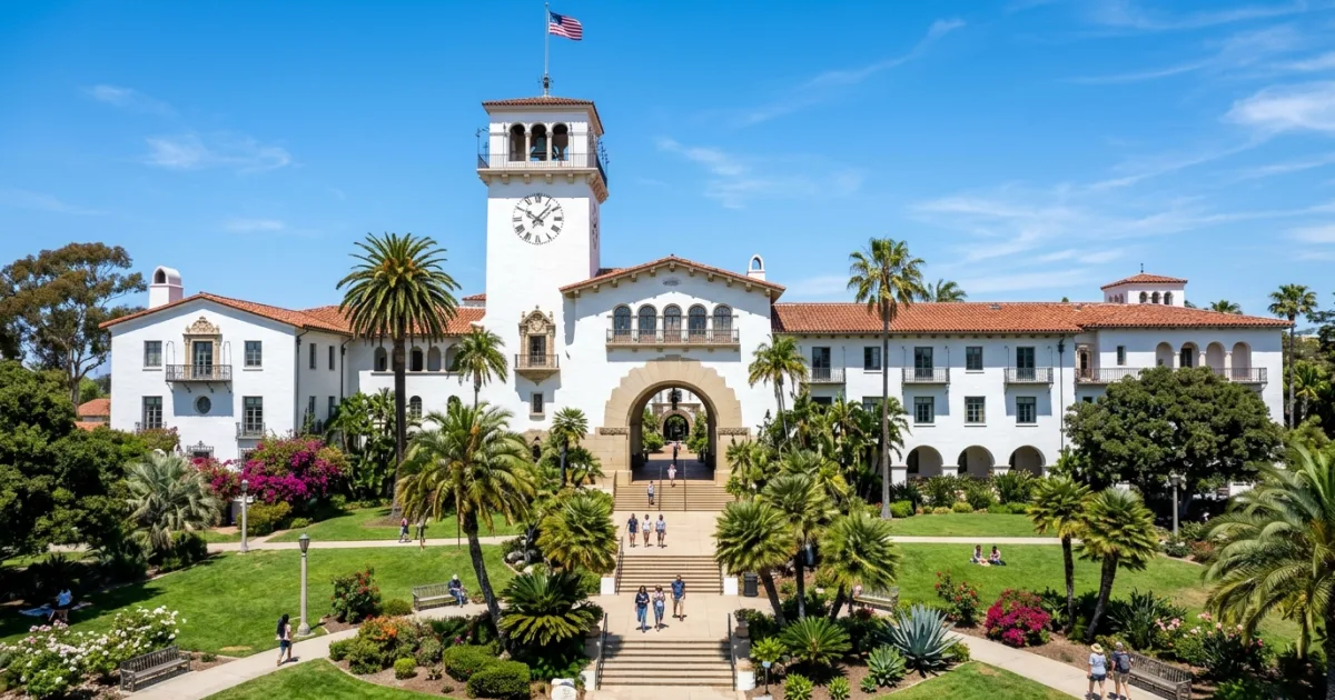 Santa Barbara County Courthouse and Sunken Garden