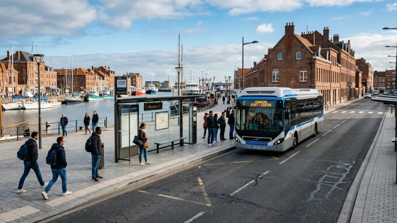 Ride the Free DK'Bus Transit from the Station
