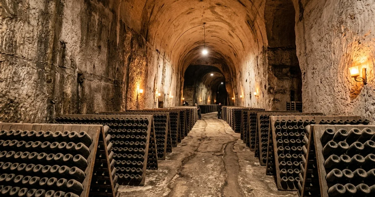 Travel Guides 5 Underground chalk cellars of Veuve Clicquot in Reims