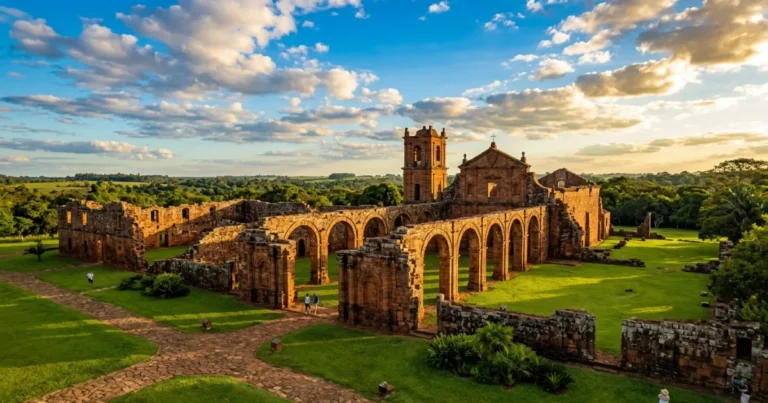 Itapua Department 2 Panoramic view of the Jesuit Mission ruins of Trinidad in Itapua Department Paraguay