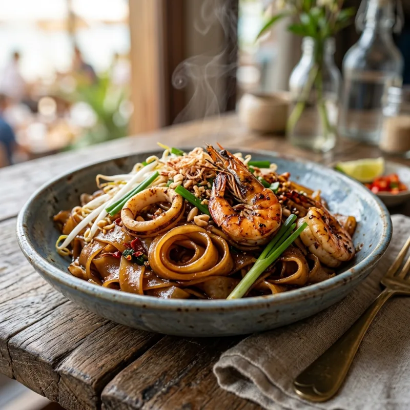 Myeik Kat Kyay Kite stir-fried seafood noodles from Tanintharyi Coast