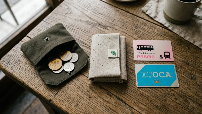 Carry a Portable Trash Bag and Coin Purse