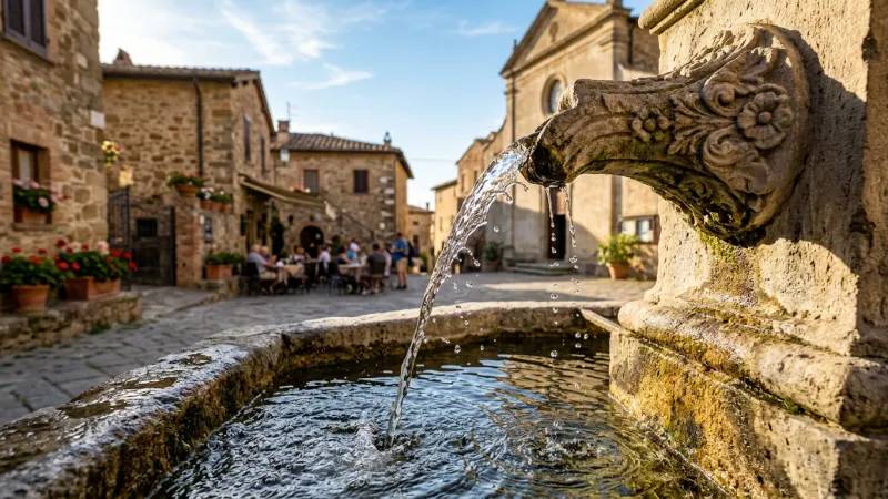 Drink Freely from Historic Public Fountains