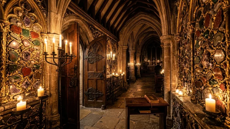 Spot the Semi-Precious Walls of St. Wenceslas Chapel