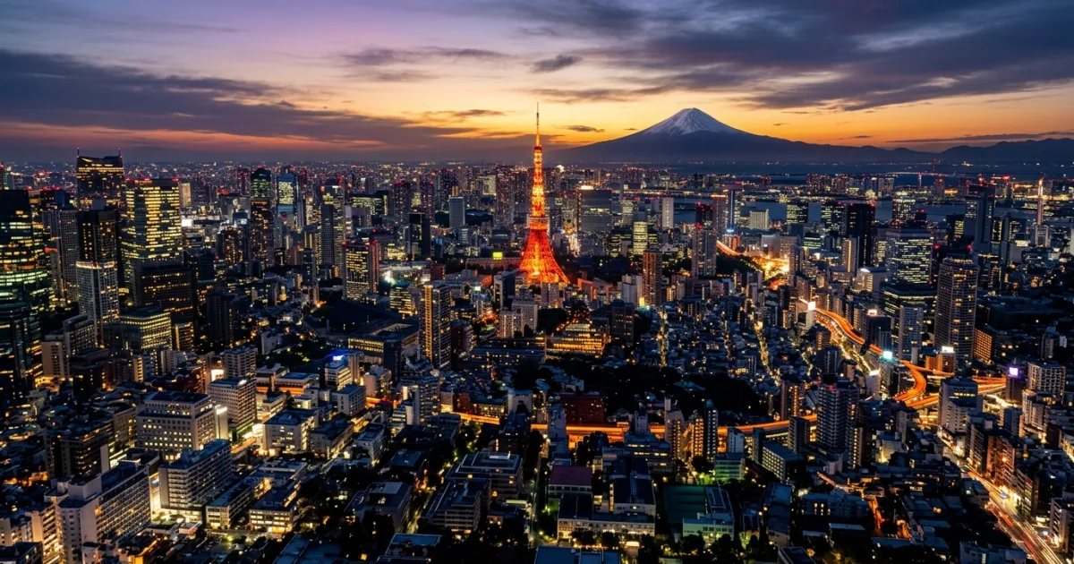 Scenic view of Tokyo